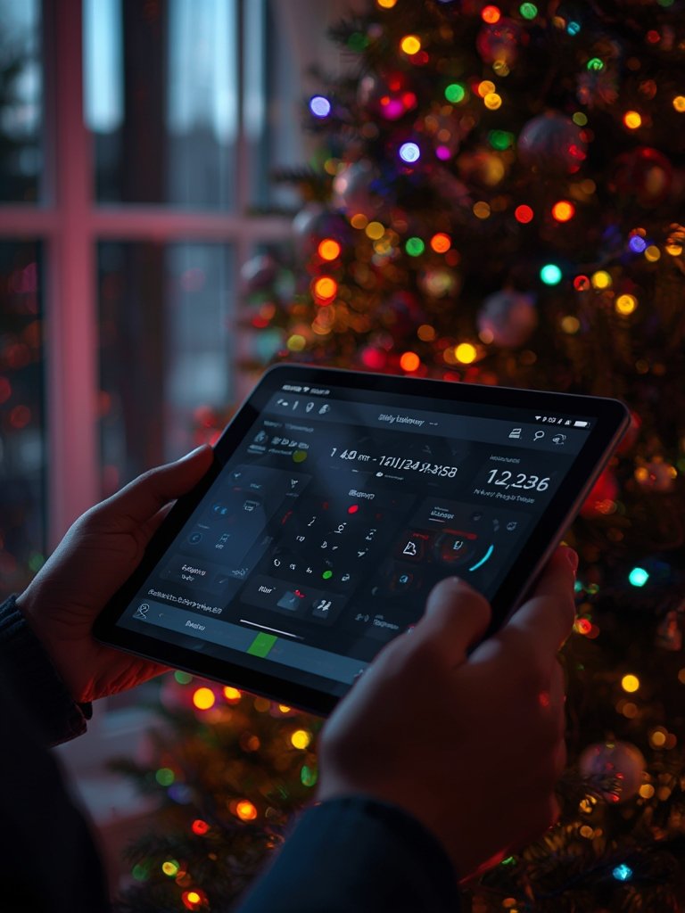 AI Christmas lights - Illustration 2