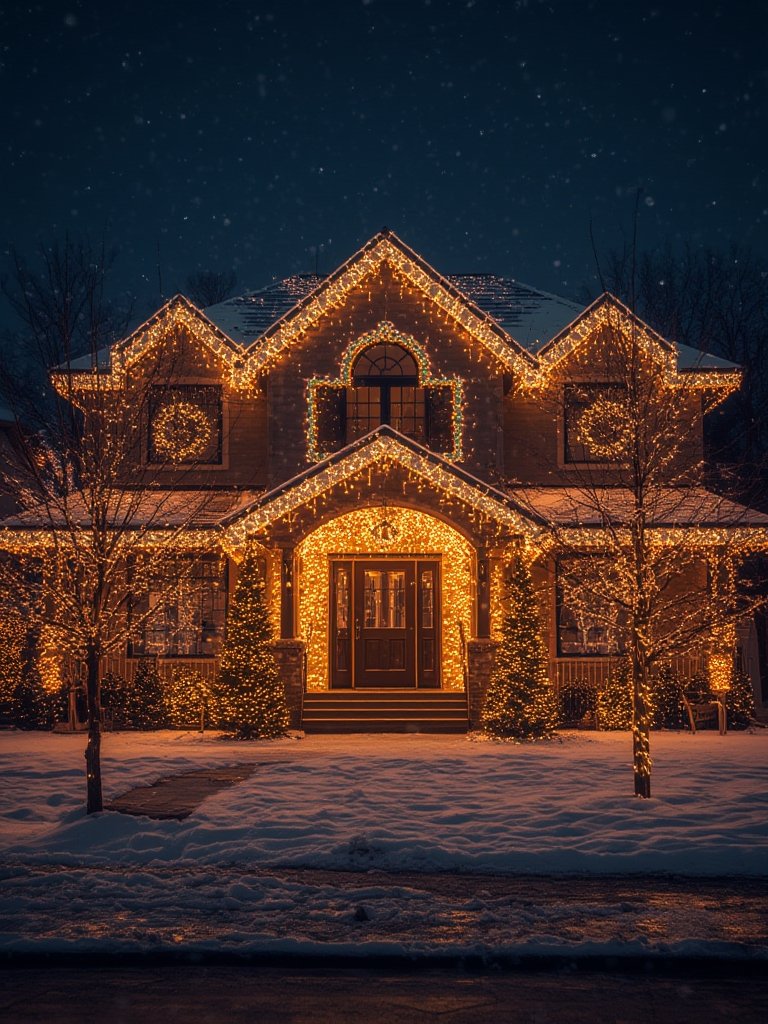 AI Christmas lights - Illustration 3