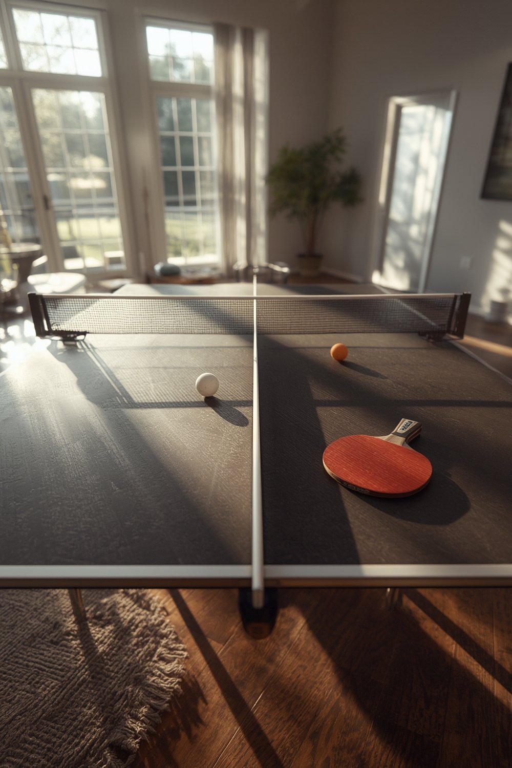 retractable ping pong net - Illustration 1